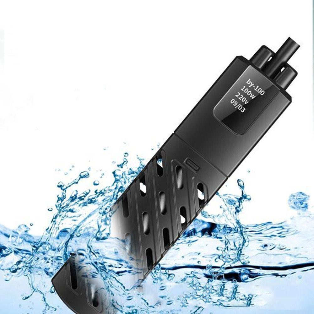 Low Water Level Aquarium Submersible Heater Quartz Glass Aquarium Thermostat  Aquatic Aquariums