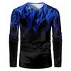 Women O Neck Long Sleeve 3d Print T Shirt