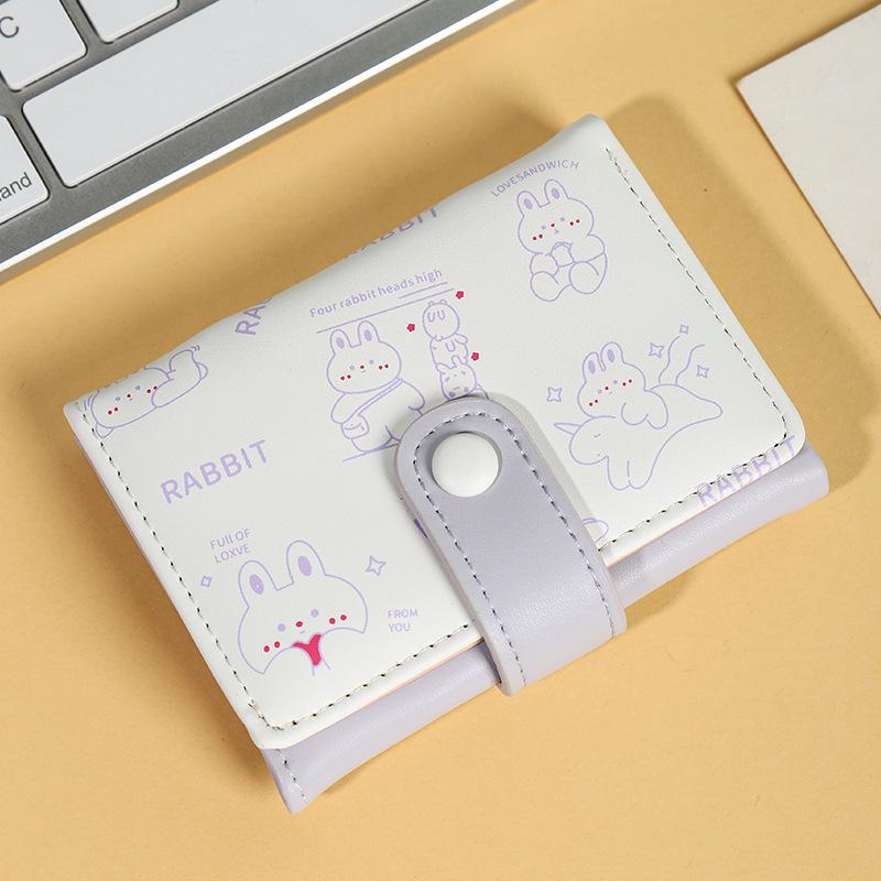 2024 Women's Cartoon-Inspired Short Wallet: Cute and Creative Korean Style Coin Purse