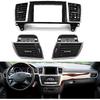 Car Dashboard Central Left Right Air Conditioner AC Vent Grille Assembly, Compatible For Benz M ML GL Class W166 2012-2015(Left air outlet)