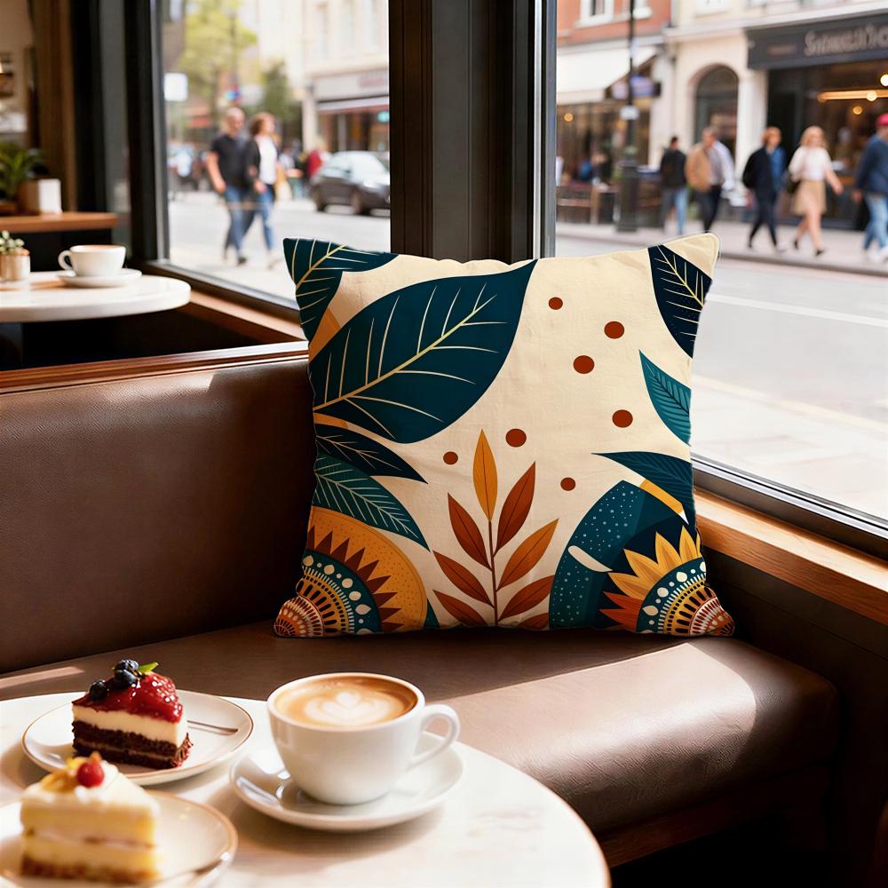 artistic leaves Cushion Cover Decorative Cushions Covers Cover Sofa x Pillow  Piece x x Pillowcase