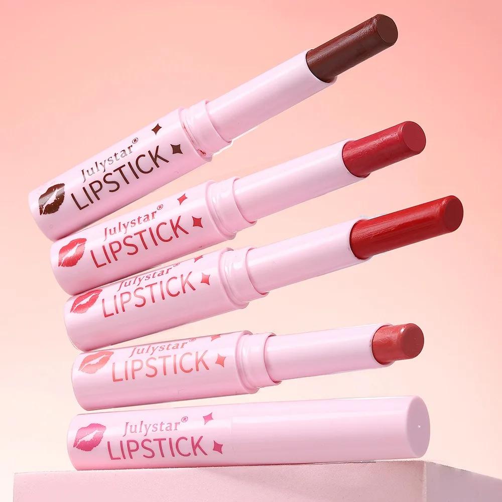 8 Colors Sexy Black Lipstick Waterproof Long Lasting Color Rendering Non-stick Velvet Lipstick Pencil Woman Makeup Cosmetics