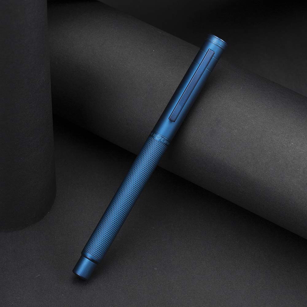Navy Blue Kimori Fountain Fine Metal Gift Hongdian Pen, Nib, Box,