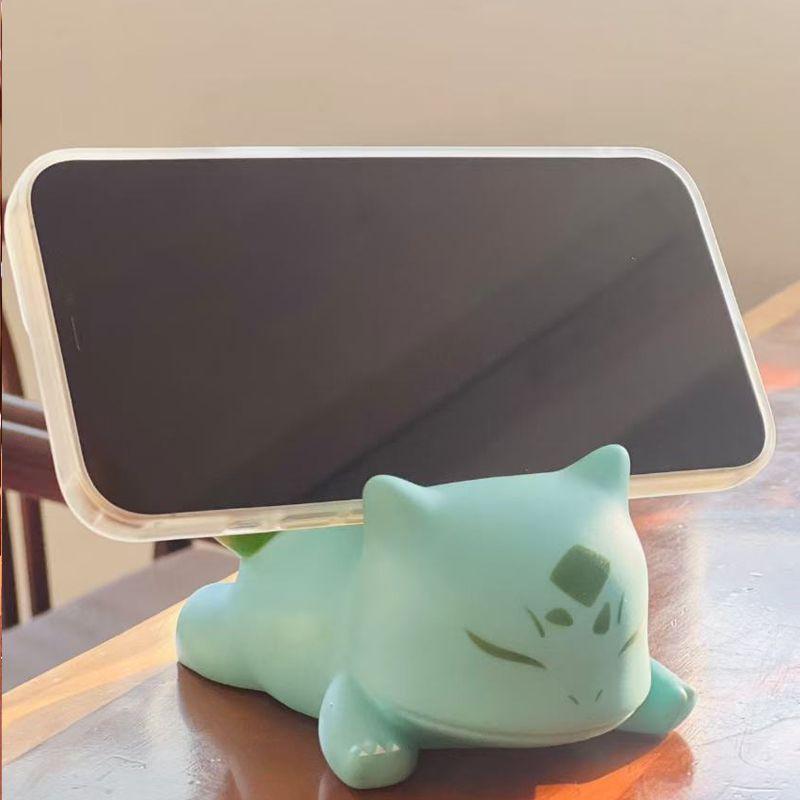 Bulbasaur Mobile Phone Holder Stand Accessories Cartoon Cute Tablet Desk Mount Table Flexible Lazy Bracket Support Gifts