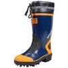 Fukuyama Rubber Spike Joy #5 Work Boots, Navy, Size L (25.5-26.0cm)
