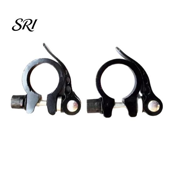 Folding Bike Seatpost Clamp Seat Post Lightweight Quick Release Aluminum Alloy 25.4 Anti-rust 31.8 28.6 34.9 Universal Mountain Road Bicycle Collar