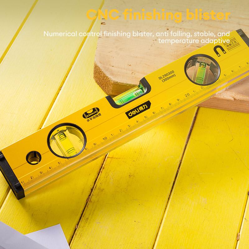 Nivel cu bulă magnetic torpedo, instrument cu 3 bule, aluminiu, rezistent la șocuri, nivel cu bulă de înaltă vizibilitate, durabil, nivelator de măsurare