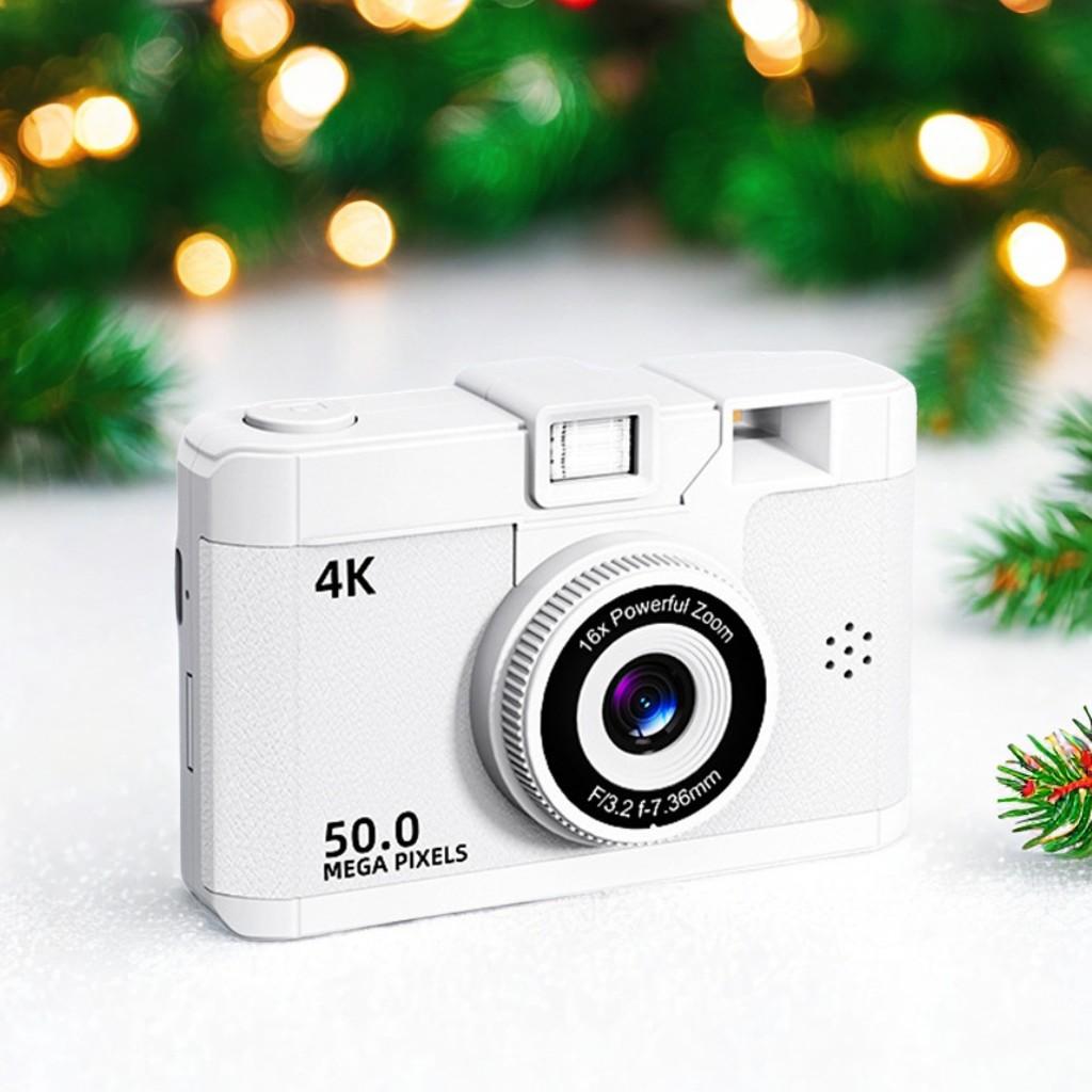 Dual-Kamera-Fotomaschine Retro-Punktkameras HD 1080P Digitalkamera Kindergeburtstagsgeschenke Audio- und Videokarte