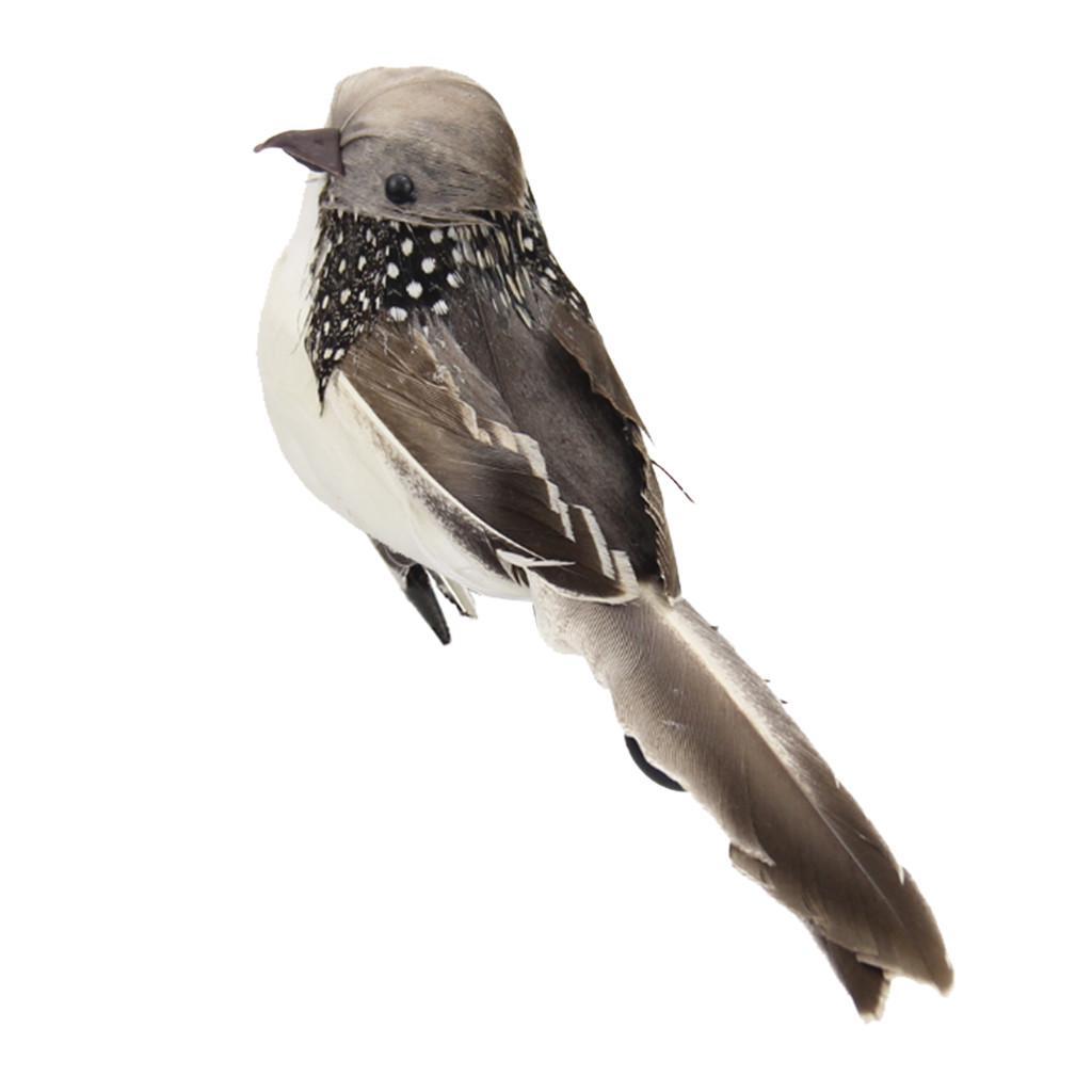 

Мини Поддельные Птицы Искусственные Перья Пены Голуби Свадебные Украшения Сада Орнамент