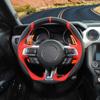 Car Shift Paddles Decorative Cover Stickers Fit For Ford Mustang 2015 Up Aluminum Alloy Interior Accessories