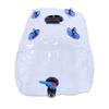 Water Storage Bladder PVC 30 Gallon Portable Water Tank Transparent Foldable Water Bag Container for Emergency Camping