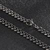 Titanium Steel Vintage Charm Men 'S Brushed Chain Necklace