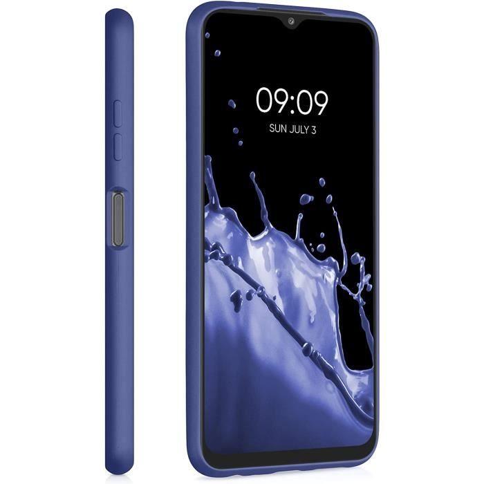 Coque de protection - Toproduits® - Samsung Galaxy A22 5G - Bleu - Verre trempé - Souple
