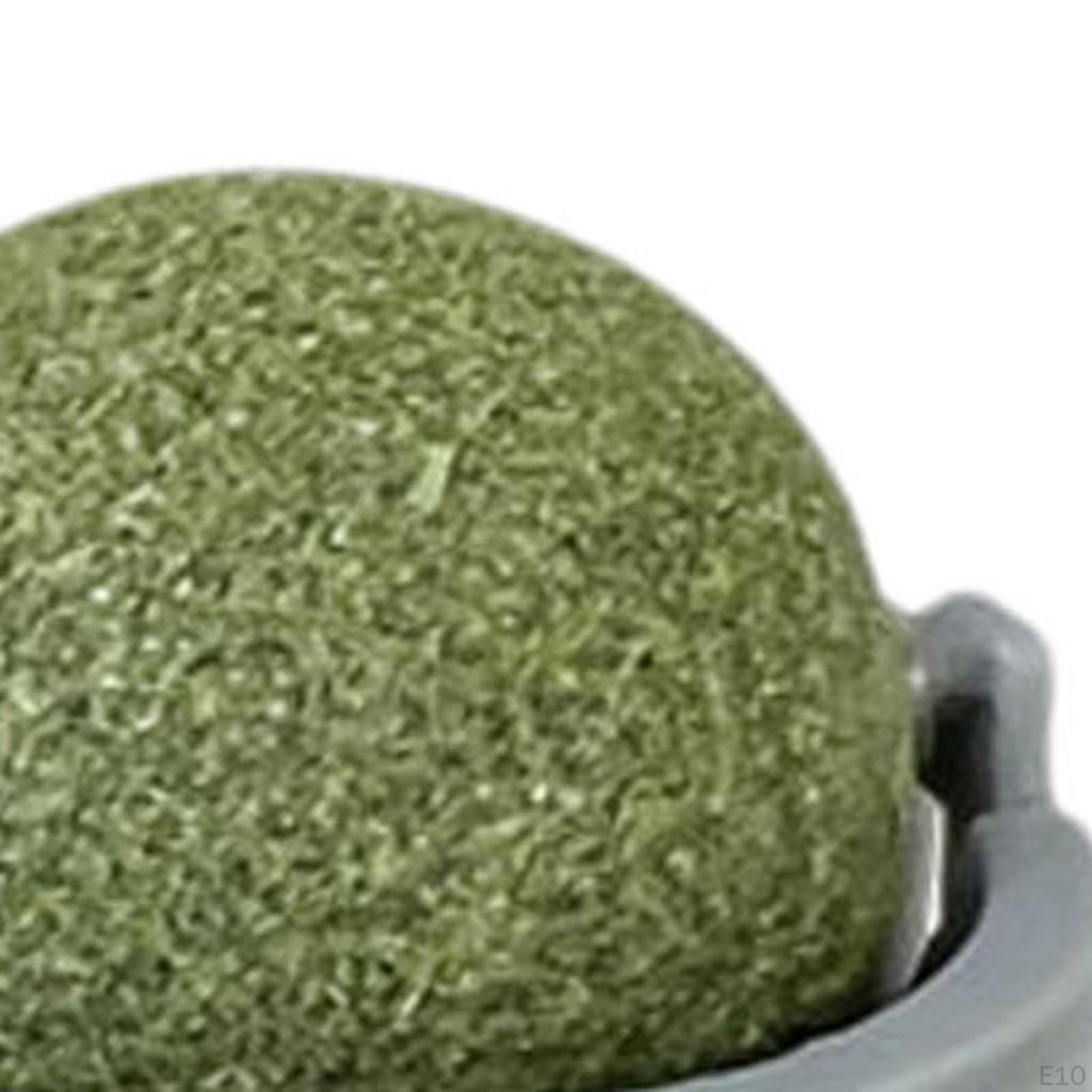 Catnip Ball Cat Energy Ball,Rotating Teething Toy,Grinding Licking Edible Interactive