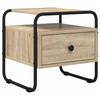 Nightstand Sonoma Oak 40 X 39.5 X 40 Cm Engineered Wood
