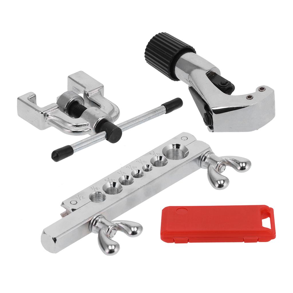 CT-1226 Zollgröße Bördelwerkzeugsatz Rohrexpander für Kupferrohr Aluminiumrohr Schneiden Bördeln