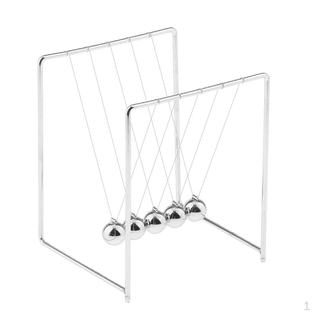 

Cradle Balance Ball Настольный декор для офиса 4,33 дюйма, серебристый, маленький