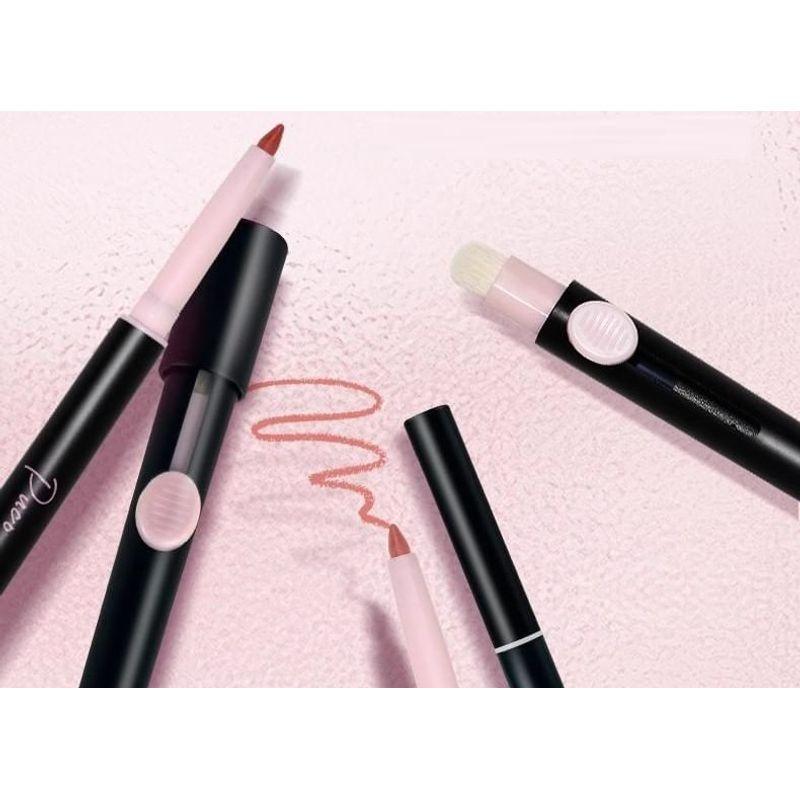 PUCO - 2 in 1 Lip Liner Brush - 3 Colors