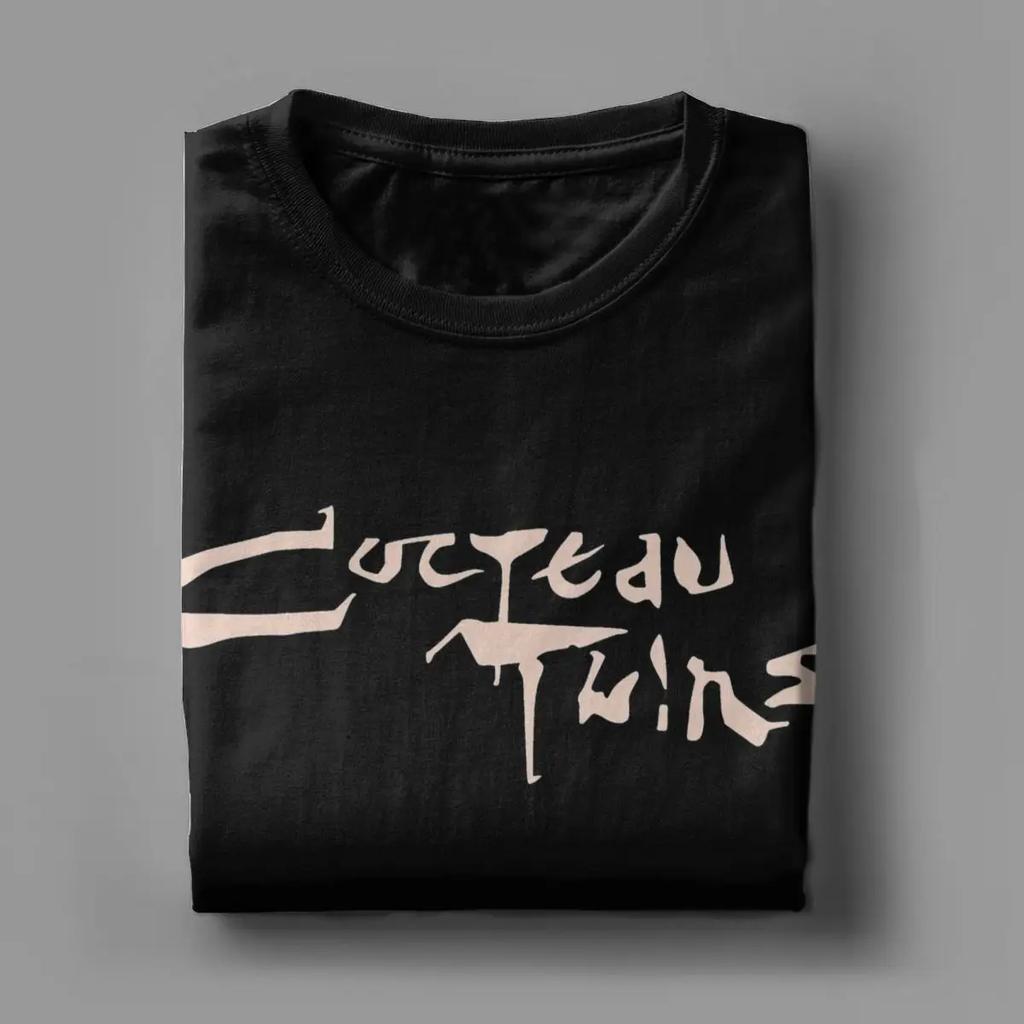 Men T-Shirts Cocteau Twins Cool 100% Cotton Tee Shirt Short Sleeve T Shirt Crewneck Clothing Adult