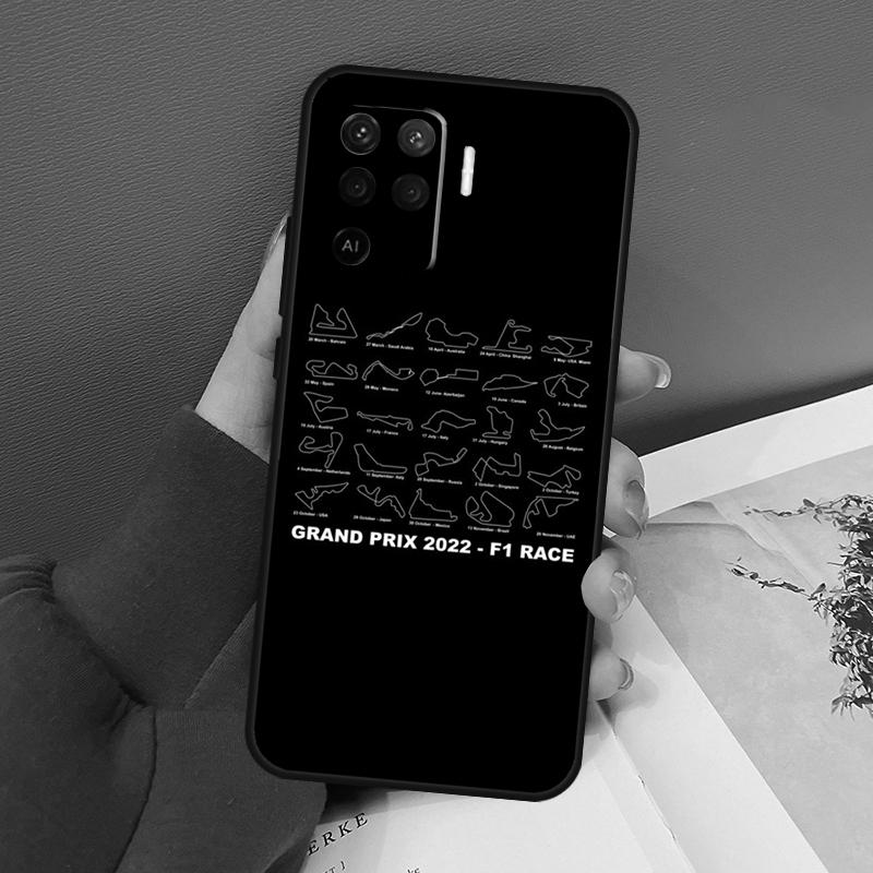 

Racing Circuit Case For Oppo A77 A57 A17 A60 A80 A40 A74 A54 A94 A78 A98 A18 A38 A58 A96 A76 A16 A15 A5 Pro OPPO A78 4G