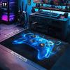 3D Cartoon Sci-fi Game Controller Rug - Non-slip Washable Polyester Mat for Living Room Bedroom Game Room - Christmas Decor