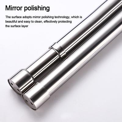 Adjustable Hanger Curtain Telescopic Pole Useful Stainless Steel Adjustable Hanging Rods Bathroom Product Household Wardrobe