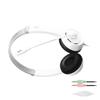 Wire Headsets Over Ear Noise Cancelling Headphone with 3.5mm Plugs and Builts In Microphone for Clear Call Earphone