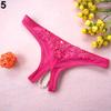 G-string Panties Low Waist Open Crotch See-through Hollow Hip G-String Panties Women Accessory