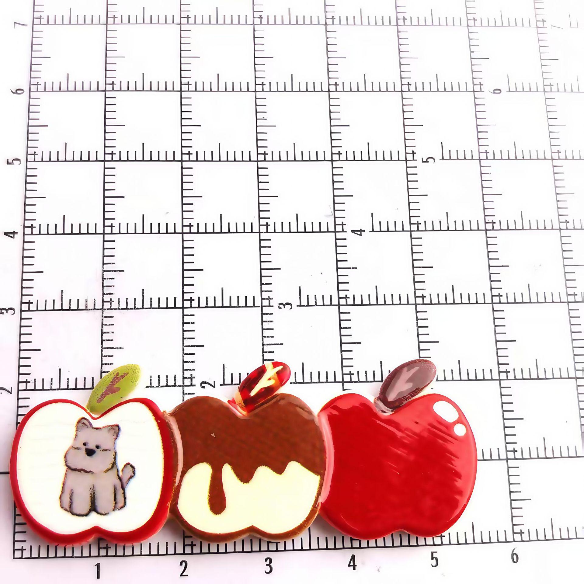 Cute Cartoon Apple Hair Clip - Girly Duckbill Bangs & Side Clips Hairpins Small Clip