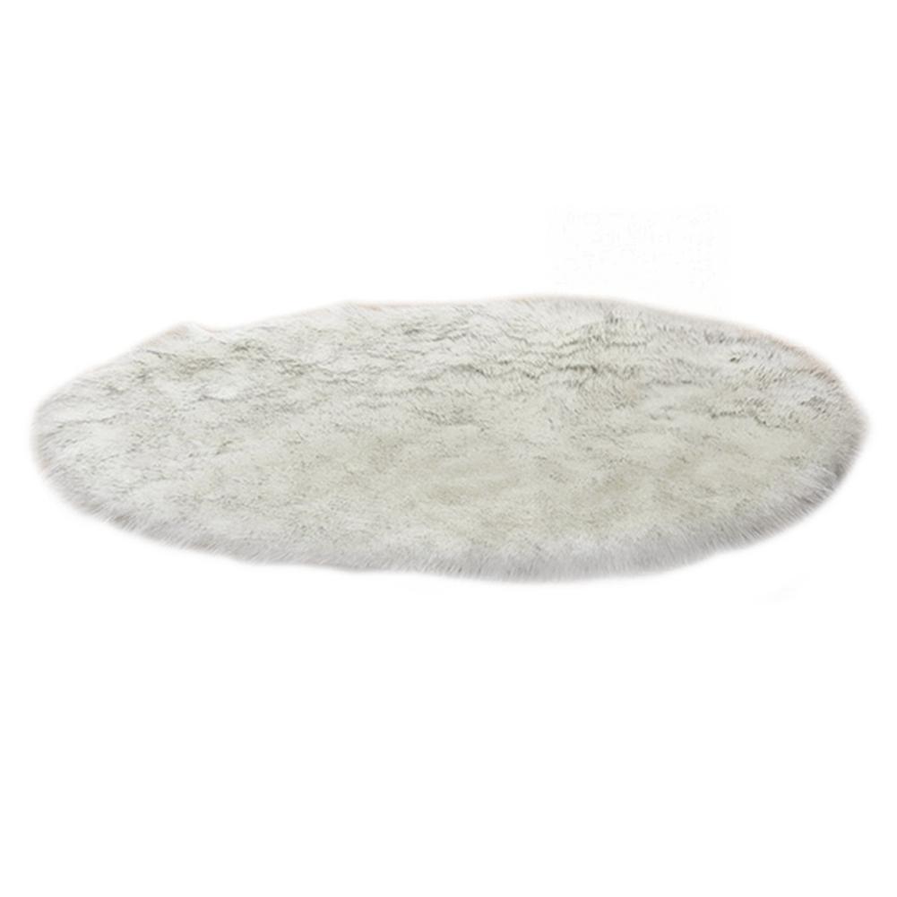 

Круглый плюшевый коврик для пола, ковер для спальни, диаметр 45 см