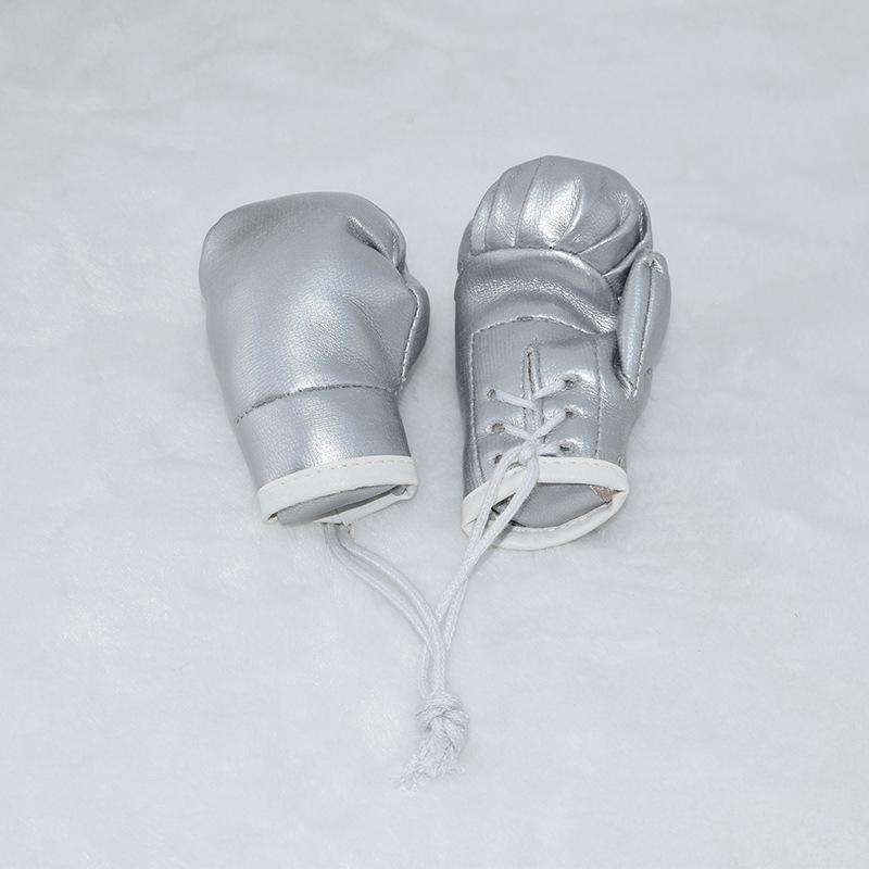 10CM Boxing Glove Pendant: Car Ornament, Bag & Clothing Accessory, Keychain Decoration