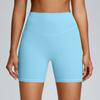 Women's Color Hip Lifting And Abdominal Tightening Yoga Pants Quarter Tight Sports Shorts