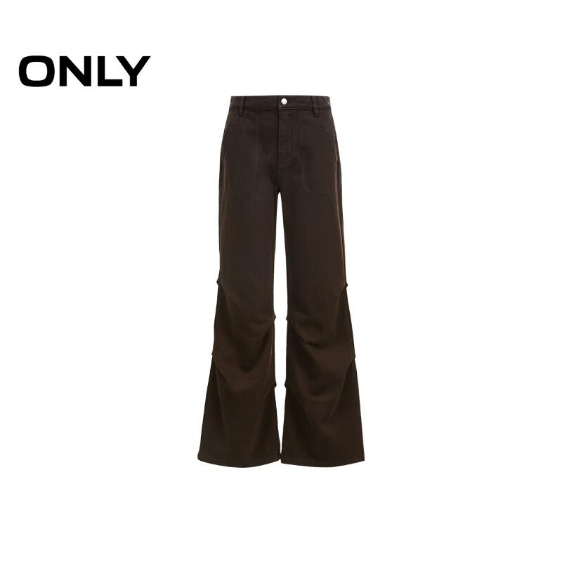 ONLY Women's 2025 Winter Retro High-Waist Cotton Flared Pants