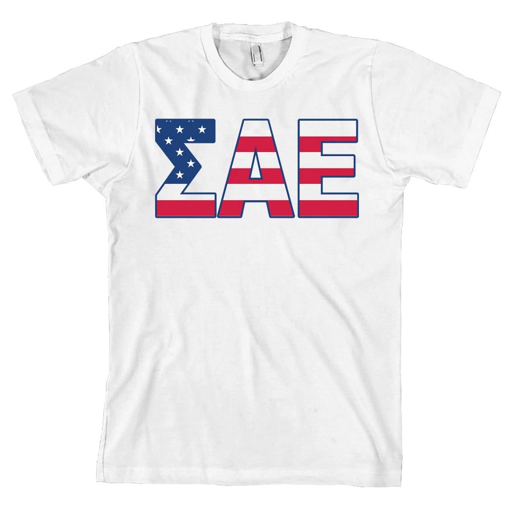 Sigma Alpha Epsilon Bella + Canvas T Shirt SAE USA Letters *ALL SIZES* S