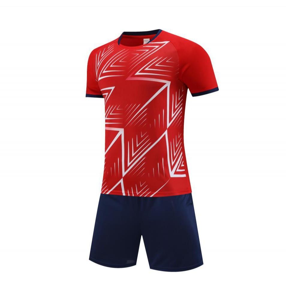 Football Suit, Boys And Girls Game Training Suit, Adult Sports Jersey, Short-Sleeved Quick-Drying Sportswear
