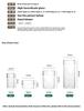 BR250/300/670/1150ml Tea/coffee Bean Storage Bottles Glass Lid Storage Spice/sugar Cube Jar Household Grain Storage Bottles JarsEY