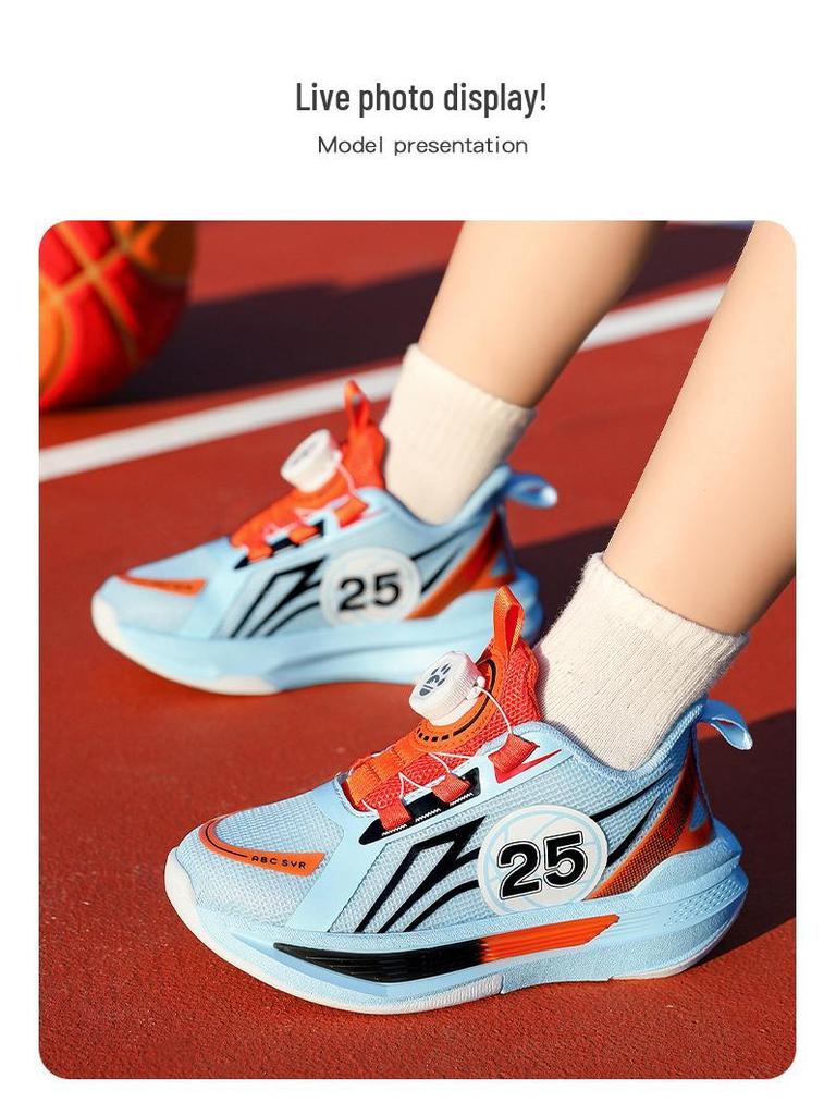 Boys' Mesh Breathable 2025 Running Shoes - Lightweight, Soft Sole, and Wear-Resistant for Casual Wear.