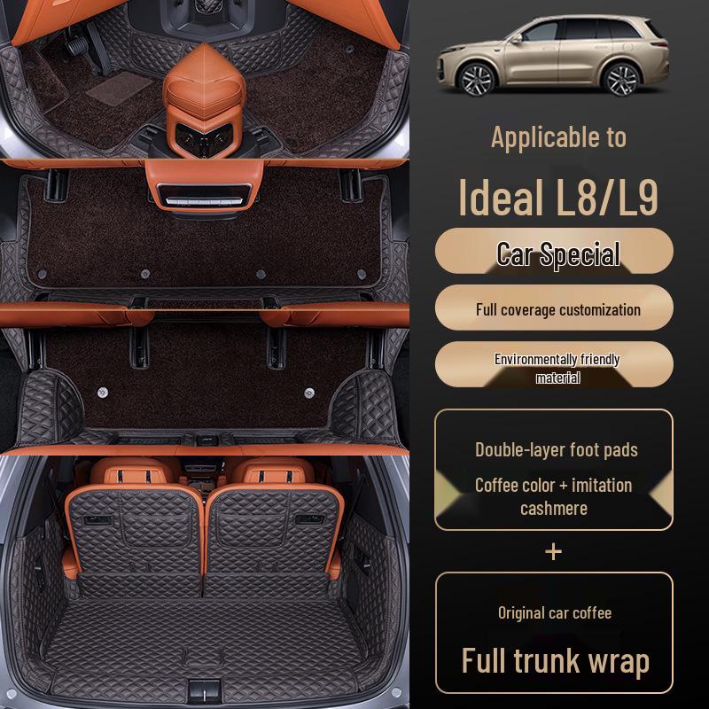 Li Auto L8/L9 Trunk Mat, Full Coverage for Third Row