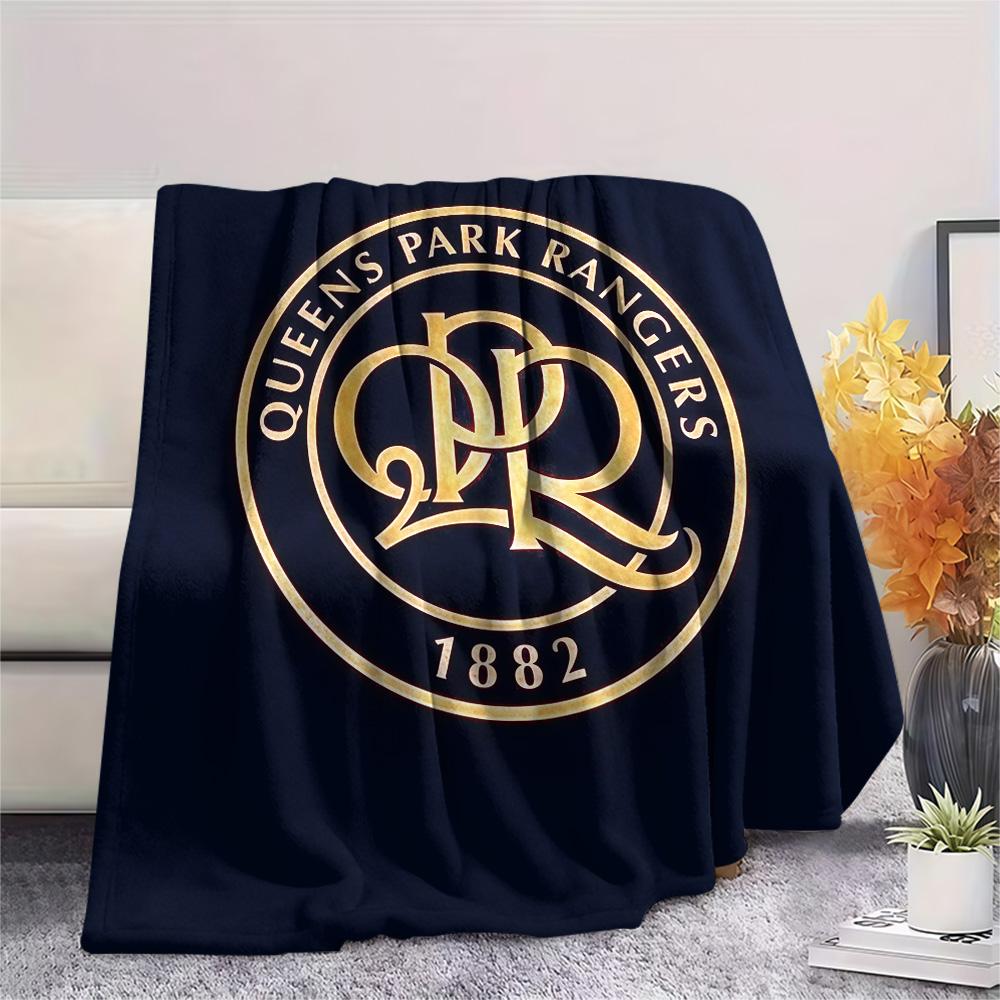 Queens Park Rangers Football Club Flannel Blanket, High Quality Comfortable for All Seasons, Home Decor, Warmth and Comfort