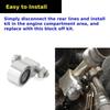 Rear HVAC System Pipe Seal Block Suitable for Select Model Vehicles For Enhanced Cooling Efficiency