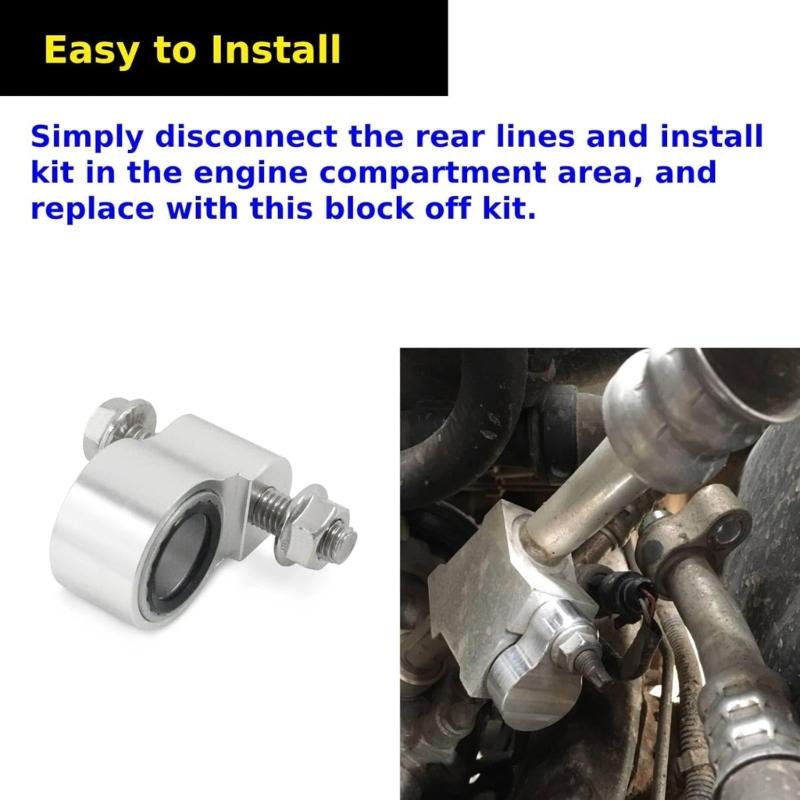 Rear HVAC System Pipe Seal Block Suitable for Select Model Vehicles For Enhanced Cooling Efficiency