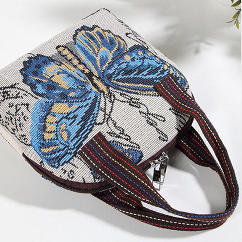 Woven Bags For Women Shoulder Bag Retro Casual Tote Handbags Ethnic Style Bags