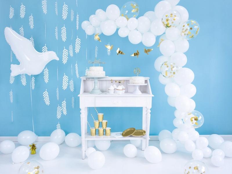Dove Foil Balloon, White, 77X66Cm, 1Pc