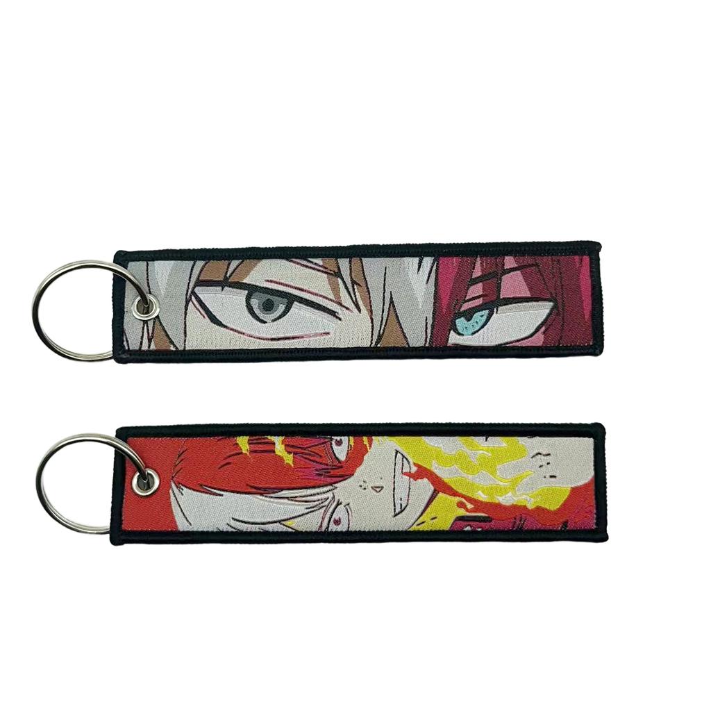 Anime Schloss Schlüsselanhänger Fan Geschenke Jet Tags Stickerei Schlüsselanhänger Niedlicher Auto Anhänger Schlüsselanhänger Schmuckstück Tasche Geldbörse Anhänger Zubehör Geschenke