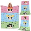 Cartoon Niedliche Powerpuff Girls Decke Weiche Warme Flanell Überwurfdecke Tagesdecke für Bett Wohnzimmer Picknick Reise Zuhause Sofa