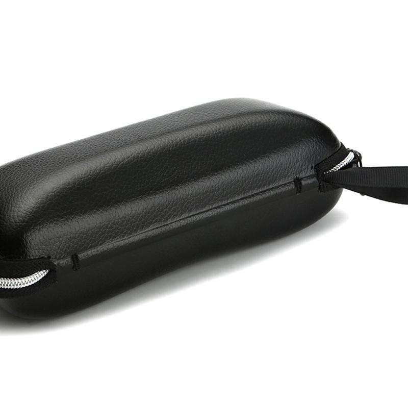 Portable Zipper Sunglasses Case Box Unisex Vintage Black Hard Shell Eyeglasses Protector Eyeglasses Accessories