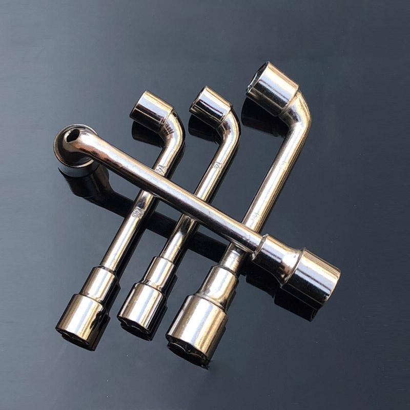 Premium Qualität L-förmiger Außensechskant-Schraubenschlüssel Nuss-Treiber 6-24mm Doppelte Enden 19 Größenoptionen