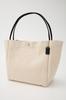 Moussy Skinny Handle Tote Bag, Women's, Free Size, White, 010IA155-2701