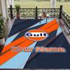 Custom Text Printed Rug Gulf Non Slip Floor Carpet For Home Room Decor