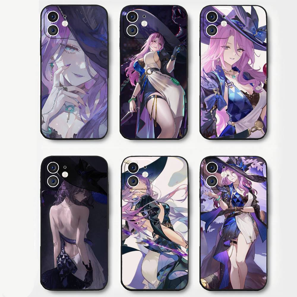 Jade Honkai Star Rail Anime Phone Case For IPhone 17 Air 16 15 14 13 Pro Max 11 12 Black Silicone Cover